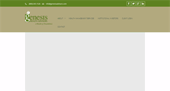 Desktop Screenshot of genesisadvisors.com